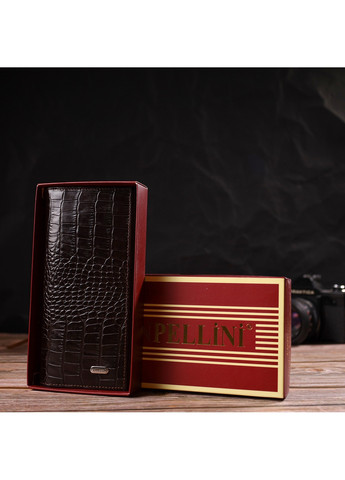 Шкіряний гаманець чоловічий 9,2 х18, 8х1 см Canpellini (259961834)
