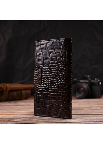 Кожаный кошелек мужской 9х18,7х1 см Canpellini (259961898)