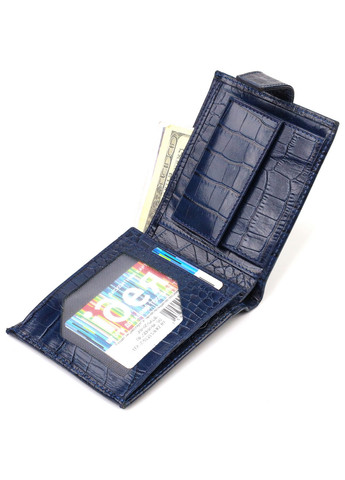 Шкіряний гаманець чоловічий 12,2 х9, 5х2 см Canpellini (259961737)