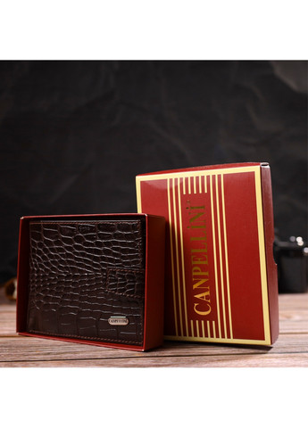 Шкіряний гаманець чоловічий 12,2 х9, 5х2 см Canpellini (259961862)