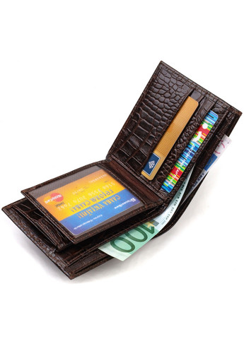 Шкіряний гаманець чоловічий 12х9, 7х2 см Canpellini (259961825)