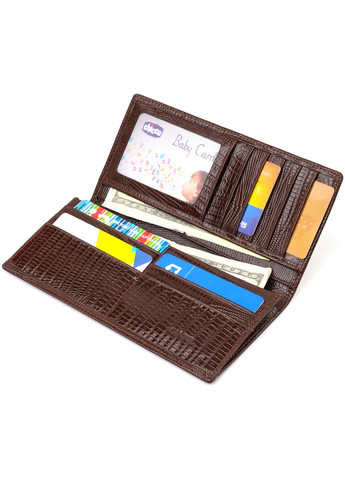 Кожаный кошелек мужской 9,2х18,8х1 см Canpellini (259961870)