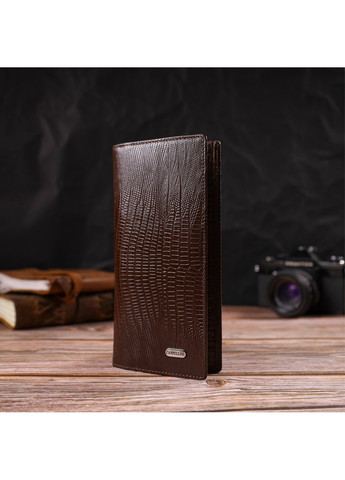 Кожаный кошелек мужской 9,2х18,8х1 см Canpellini (259961870)