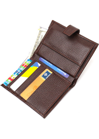 Шкіряний гаманець чоловічий 10х13х1,5 см Canpellini (259961830)