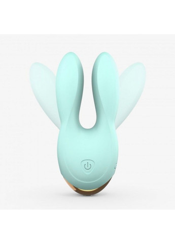 Вибратор-кролик Hear Me Menthe с двумя моторчиками и разноцветной LED-подсветкой Love To Love (259968907)