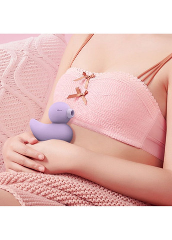 Вакуумний вібратор Ducky Grey CuteVibe (259968867)