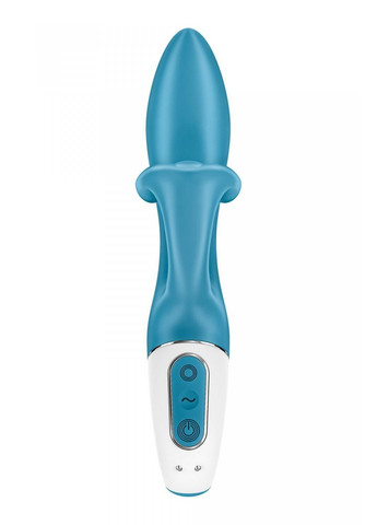 Вібратор кролик із потрійним відростком Embrace me Turquoise, 2 мотори, діаметр 3,6 см Satisfyer (259968660)