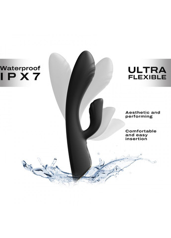 Вібратор-кролик FLEXI RABBIT BLACK Dorcel (259968561)