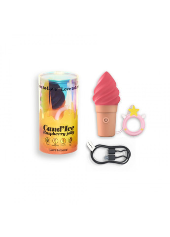 Вибратор CAND'ICE - RASPBERRY JOLLY Love To Love (259968884)