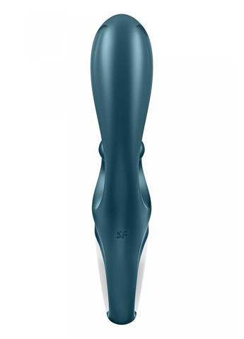 Смарт вибратор кролик Hug Me Bluegrey, 2 мотора, диаметр 4,2см, широкая клиторальная часть Satisfyer (259968689)