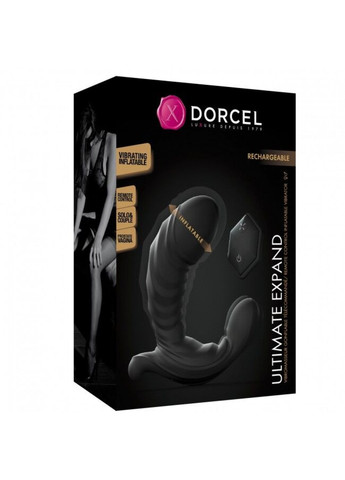 Універсальний вібратор з надувним стволом ULTIMATE EXPAND Dorcel (259968542)