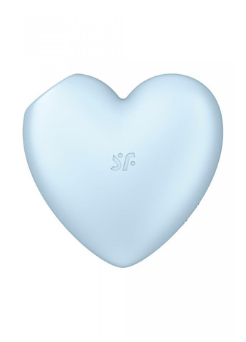Вакуумний стимулятор-сердечко з вібрацією Cutie Heart Blue Satisfyer (259968566)