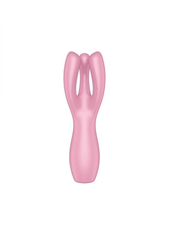 Клиторальный вибратор Threesome 3 Pink с тремя пальчиками Satisfyer (259968578)
