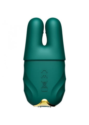 Смарт-вібратор для грудей - Nave Turquoise Green, пульт ДК, робота через додаток Zalo (259968835)