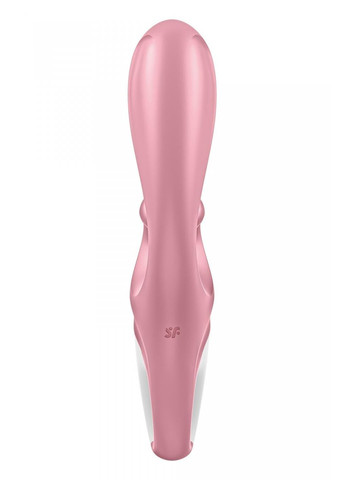 Смарт вибратор кролик Hug Me Pink, 2 мотора, диаметр 4,2см, широкая клиторальная часть Satisfyer (259968706)