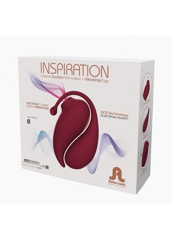 Смарт іграшка Adrien Lastic Inspiration: віброяйце та вакуумний кліторальний стимулятор з управління Alive (259968519)