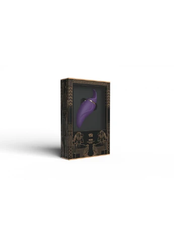 Вибратор 2в1 с язычком — Hero Twilight Purple, кристалл Swarovski Zalo (259968826)
