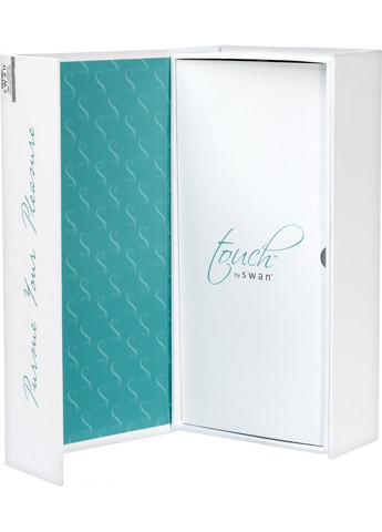 Вибратор-кролик с сенсорным управлением и ротацией Touch by - Trio Teal Swan (259968522)