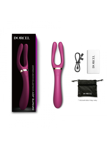 Вібратор-стимулятор INFINITE JOY PLUM, багатофункціональний, унісекс Dorcel (259968558)