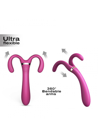 Вібратор-стимулятор INFINITE JOY PLUM, багатофункціональний, унісекс Dorcel (259968558)