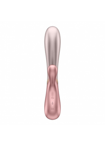 Смарт вибратор-кролик с подогревом Hot Lover Pink Satisfyer (259968640)