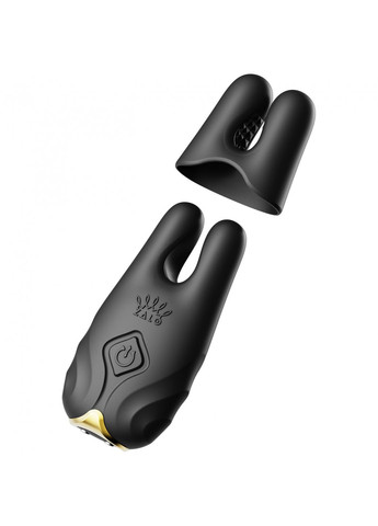 Смарт-вібратор для грудей - Nave Obsidian Black, пульт ДК, робота через додаток Zalo (259968833)