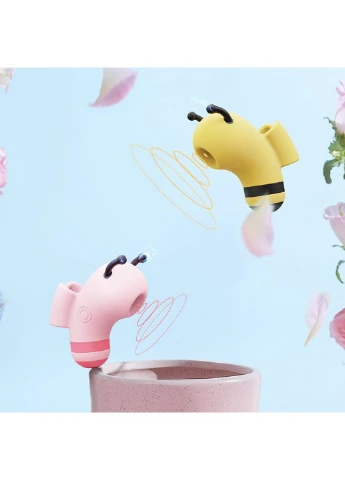 Вакуумный вибратор Beebe Yellow CuteVibe (259968875)