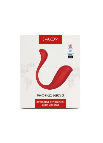 Інтерактивне віброяйце Phoenix Neo 2, оновлена модель Svakom (259968757)
