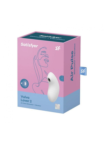 Вакуумний вібратор Vulva Lover 2 White Satisfyer (259968618)
