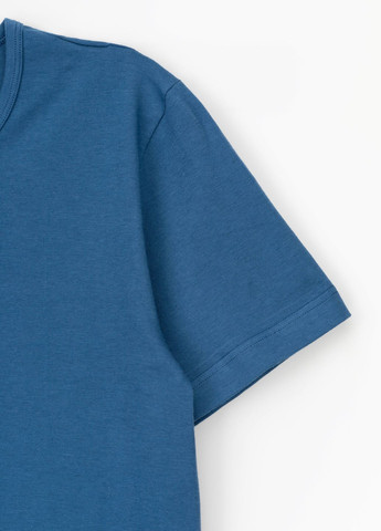 Синий демисезонный комплект белья футболка + трусы No Brand
