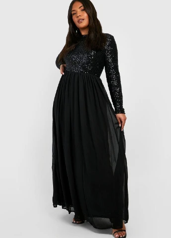 Черное платье Boohoo