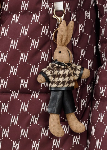 Бордовая демисезонная пуховик-парка молодежная duvetti Lora