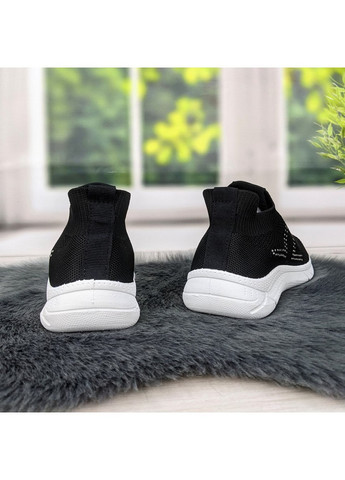 Чорні осінні жіночі текстильні кросівки Bromen