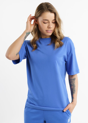 Синя літня футболка жіноча Arber T-shirt W1