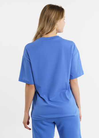 Синяя летняя футболка женская Arber T-shirt W1