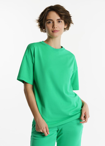 Зеленая летняя футболка женская Arber T-shirt W1