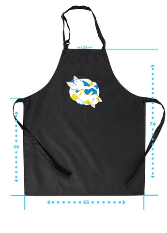 Фартух водовідштовхуючий Українські муркотики (93699-3900) MobiPrint (260042466)