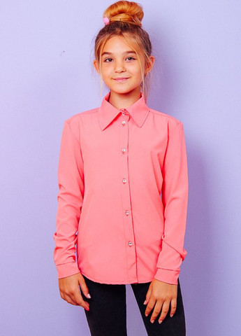 Блуза-сорочка "Класік" Рожевий Носи Своє (6040-066-v16) Носи своє (260043768)