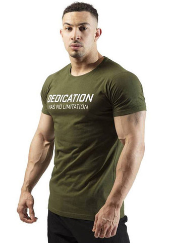 Хакі (оливкова) чоловічі зелені футболки з коротким рукавом Alpha