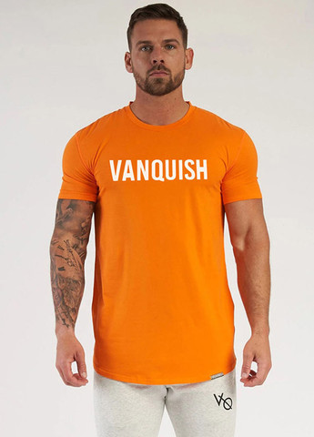 Оранжевая оранжевая футболка с коротким рукавом VQH