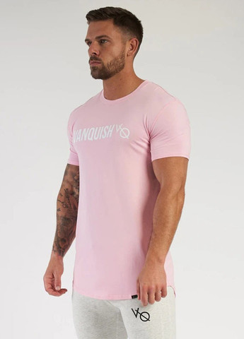Розовая розовая футболка с коротким рукавом VQH
