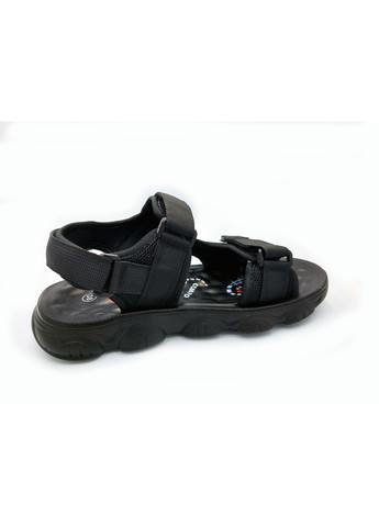 Черные повседневные сандалии Lilin Shoes на липучке