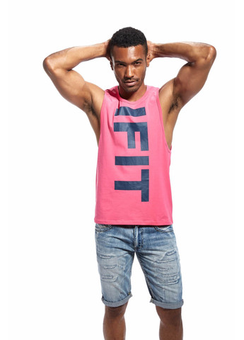 Розовая майка Eussieinq (260061992)