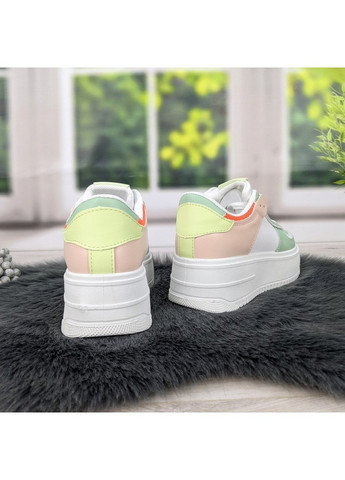 Кросівки жіночі демісезонні еко-шкіра Violeta оливкові демісезони (260084305)