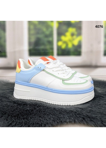 Кроссовки женские демисезонные эко-кожа Violeta белые демисезоны (260084304)