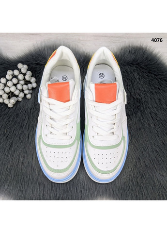 Кроссовки женские демисезонные эко-кожа Violeta белые демисезоны (260084304)