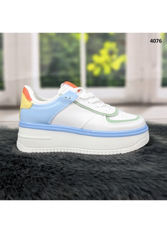 Кроссовки женские демисезонные эко-кожа Violeta белые демисезоны (260084304)