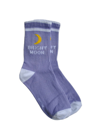 Фиолетовые набор (3 шт.) носков женских высоких Siela рисунки (260063093)