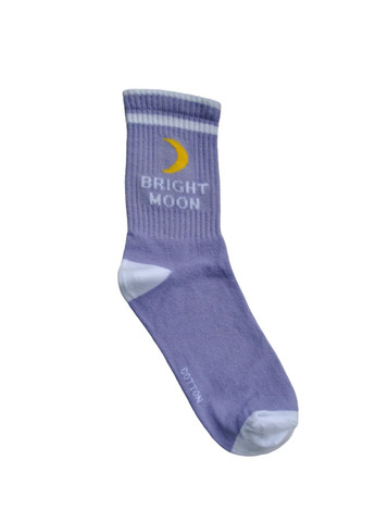 Фиолетовые набор (3 шт.) носков женских высоких Siela рисунки (260063093)