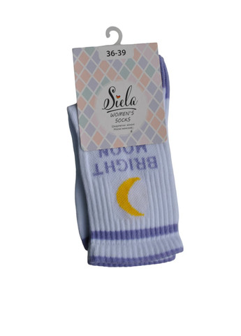Комбіновані набір (3 шт.) шкарпеток жіночих високих Siela малюнки (260063095)